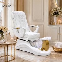 Luxury Multi Functional Foot Spa Massage Chair Silla Pedicura Custom Nail Salon Pedicure and Manicure Chairs Reclinable Electric