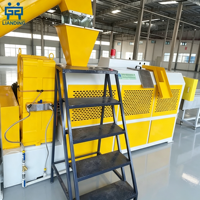 Ligne de granulation automatique de plastique rigide pour le recyclage des déchets rigides, extrudeuse de granulation HDPE PP, granulateur de plastique