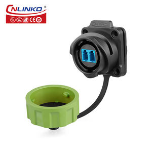 CNLINKO YM24 мужской женский разъем панели IP68 водонепроницаемый волоконно-оптический кабельный разъем - Product Image 4