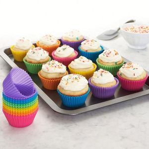 USSE Reusable Silicone Baking <b>Cups</b>, Nonstick Muffin Molds for Cake Balls Muffins <b>Cupcakes</b> and Candies - Product Image 6