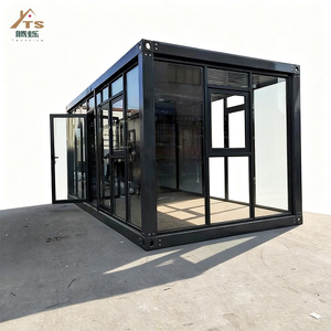 Casa Modular de Acero Transpirable con Fachadas de Vidrio, Estudio Prefabricado con Garantía para Vacaciones, Oficina Moderna, Espacios Residenciales - Product Image 2