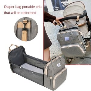 Sac à langer pliable, sac à dos pour maman, grande capacité, sac de voyage multifonctionnel avec port de charge USB - Product Image 2