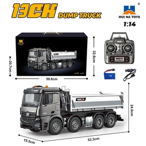 フイナ 1536PRO 1/14スケール 合金製 ラジコン ダンプトラック 13チャンネル リアルな荷降ろし動作とサウンドエフェクト付き - Product Image 5