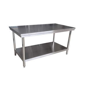 Établi en acier inoxydable à 2 niveaux d'usine australienne 304 Équipement de cuisine commerciale Assemblage de <span class=keywords><strong>chef</strong></span> Étagère de table de travail Cuisines - Product Image 3