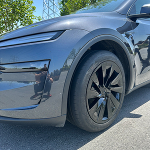 Paquete de cubierta de rueda de <span class=keywords><strong>coche</strong></span> 4 unids/set decorar proteger ABS + cubierta de rueda de PC para Tesla modelo Y New Star 25 - Product Image 2