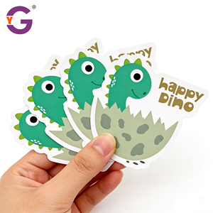 <span class=keywords><strong>Pegatina</strong></span> Personalizada de Dinosaurio Monstruo de Dibujos Animados para Niños, <span class=keywords><strong>Pegatina</strong></span> de Vinilo Impermeable para Niños, <span class=keywords><strong>Pegatina</strong></span> Adhesiva Troquelada Impresa - Product Image 4