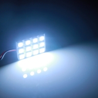 Plafonnier de voiture à LED 12SMD 5050 pour éclairage intérieur, lecture et plafonnier avec ampoule T10 BA9S S8.5 Festoon