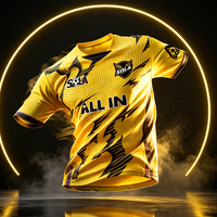 Camiseta de Fútbol Personalizada con Cuello en V, Maglie Calcio, Camisetas de Fútbol, 100% Poliéster, Malla, Uniforme de Fútbol Unisex, Conjunto de Pantalones Cortos