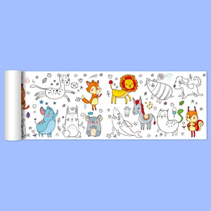 Unisex Children's Diy <strong>Drawing</strong> Roll Educational Color Filling Paper <strong>Drawing</strong> Toy for Kids Graffiti-inspired <strong>Drawing</strong> Roll - Product Image 6