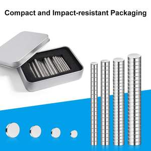 แม่เหล็กนีโอไดเมียมแผ่นกลมที่แข็งแรงมากวัสดุแม่เหล็ก N52แผ่นกลม - Product Image 2