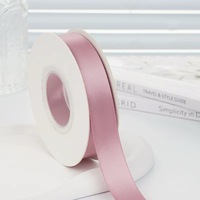 Ruban en satin luxueux à fleurs colorées de 4 cm pour emballages cadeaux de mariage et d'Halloween, 100 yards/25 yards