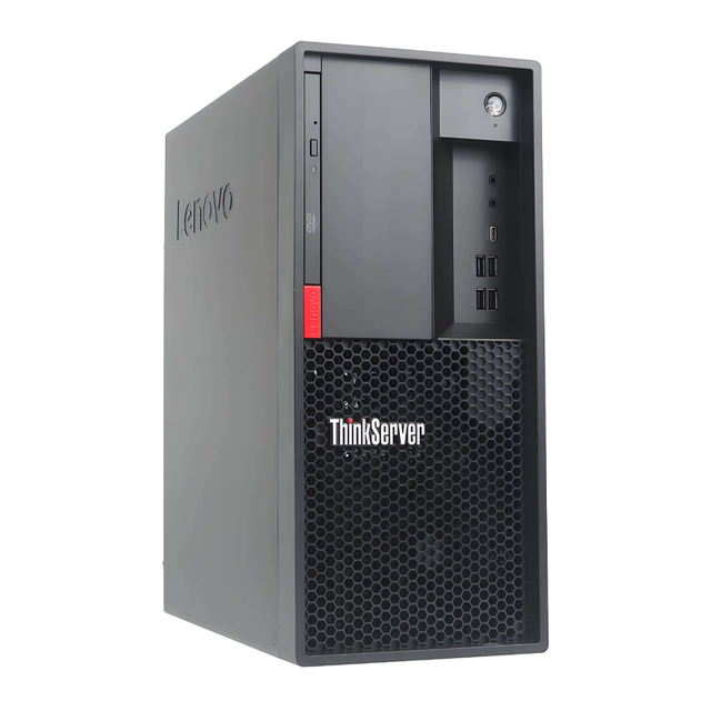 Brand New Server ThinkServer TS90X Intel Pentium Gold G6405 8GB RAM 2TB SATA HDD Integrated 1GbE DVD-RW Drive 250W Tower Server