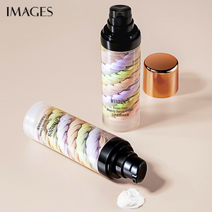 Venta al por mayor refrescante hidratante natural rejuvenecedor maquillaje claro tricolor Arco Iris crema de aislamiento - Product Image 3
