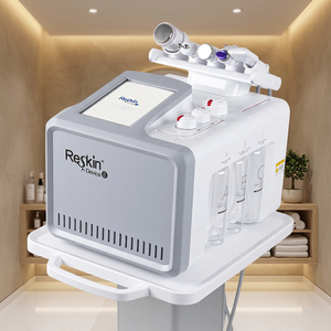 Appareil de mésothérapie sans aiguille Reskin II, machine d'hydrodermabrasion, exfoliant pour la peau, importation de nutriments par ultrasons, soin de la peau - Product Image 1