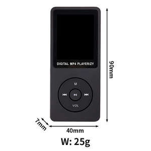 เครื่องเล่น MP3 แบบพกพาขนาดบางเฉียบ 1.8 นิ้ว พร้อมปุ่มกดแบบกายภาพ วิทยุ FM ในตัว และช่องใส่การ์ด TF ขยายความจุได้ เหมาะสำหรับนักเรียน เดินทาง ออกกำลังกายกลางแจ้ง - Product Image 4