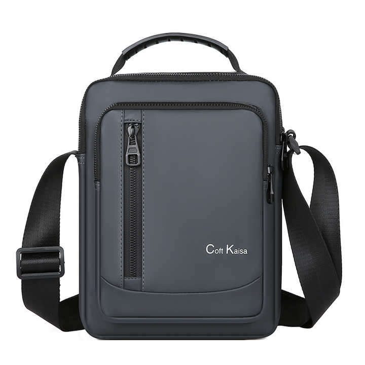 Borsello Uomo Leggero Impermeabile Antifurto - Borsa A Tracolla Messenger Pratica - Foto 10