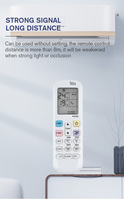 Pantalla LCD de bajo consumo de energía para aire acondicionado, Control remoto Universal para aire acondicionado