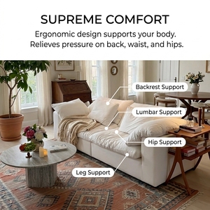 Canapé modulaire <span class=keywords><strong>en</strong></span> forme de L, moderne, <span class=keywords><strong>en</strong></span> tissu, garni d'éponge, compressé sous vide, confortable pour salon, appartement, villa - Vente <span class=keywords><strong>en</strong></span> gros - Product Image 6