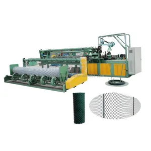 High output and low noise full automatic single wire feeding chain link fence machine used chain link fence machine for sale