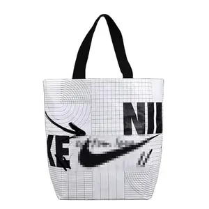 SOURCE factory outlet Custom color printing reusable Laminated waterproof shopping gift tote bag