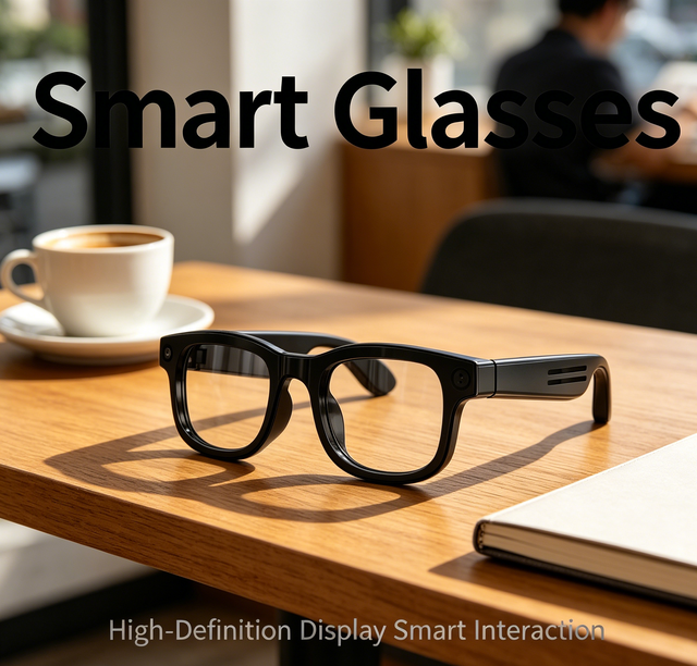 AI Assistant Glasses Real Time Interpretation Bluetooth Calling Video Recorder Smart Eyewear