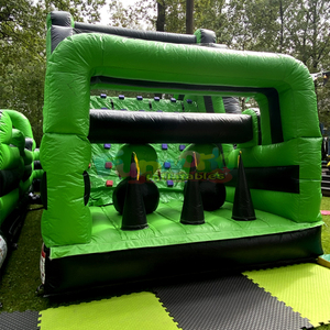 Castillos inflables gigantes para fiestas infantiles al aire libre, parque de juegos inflable con obstáculos para adultos. - Product Image 4