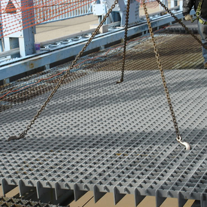 Matériaux de construction, passerelle en <span class=keywords><strong>acier</strong></span> soudé, grille de passerelle, certifiée ISO9001, résistante au feu, galvanisée, haute résistance - Product Image 6