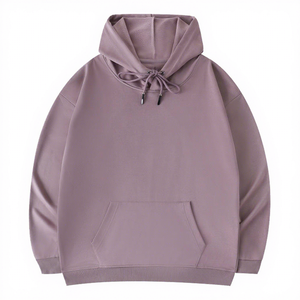 Sudadera con Capucha Roja para Hombre, Corte Holgado, Informal, Tejida, Color Sólido, con Bolsillo, Manga Larga, para Otoño 2027 - Product Image 6