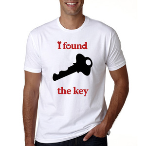 T-shirt décontracté pour couple « <span class=keywords><strong>J</strong></span>'<span class=keywords><strong>ai</strong></span> verrouillé mon cœur, <span class=keywords><strong>j</strong></span>'<span class=keywords><strong>ai</strong></span> <span class=keywords><strong>trouvé</strong></span> la clé » – T-shirt amusant pour hommes et femmes, vêtements assortis pour l'été - Product Image 2