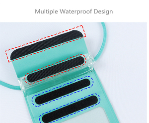 Adjustable Lanyard PU Leather Universal Cellphone <strong>Waterproof</strong> Underwater Case IPX8 Dry <strong>Bag</strong> <strong>Waterproof</strong> Phone Pouch for <strong>iPhone</strong> - Product Image 3