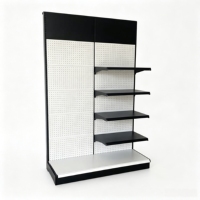 Présentoir Gondole Personnalisé pour Magasin de Proximité – Doublure de Rayonnage Perforée Simple et Double Face