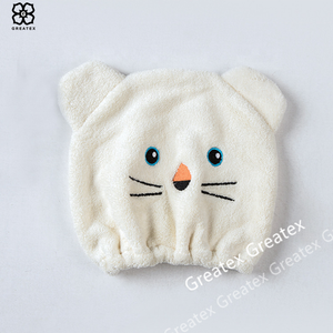 Chapeau de style animal pour sécher les cheveux, <span class=keywords><strong>serviette</strong></span>, turban, style animaux, personnalisé, pour enfants, nouvelle collection de - Product Image 5