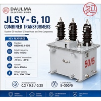 Transformateur combiné 100/sqrt3V 5A 10kV JLSY-6/10 CT VT 200/5A classe 0.2S pour utilisation extérieure en mesure ou distribution d'énergie