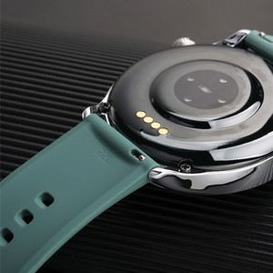 Alta Qualidade Silicone Rodada Smartwatch Cinto Soft Quick Release Wristband 20mm 22mm Universal <span class=keywords><strong>Rubber</strong></span> Watch Band Straps - Product Image 4