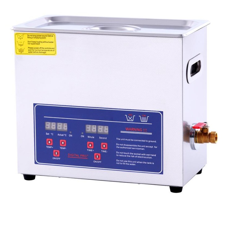 Ультразвуковая Очистительная Машина Benchtop 10 л 40 кГц, маленький ультразвуковой очиститель для зубных протезов
