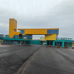 Prefabrik mobil dayanıklı kahve dükkanı sokakları Catering konteyner Bar çelik yapı bina ev özelleştirmek - Product Image 4