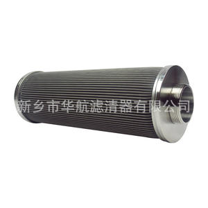 Melt Filter Element Threaded Metal Mesh Pleated Stainless Steel 114*363 Custom Made HHLQQ Brand High Temperature Filtration - Product Image 3