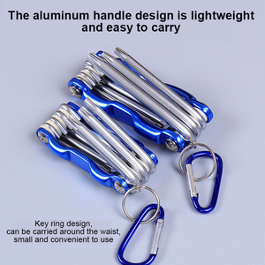 Chiave esagonale pieghevole da 3-6 mm e cacciavite portatile <span class=keywords><strong>a</strong></span> <span class=keywords><strong>stella</strong></span> esagonale con design pieghevole per una facile trasportabilità. - Product Image 5