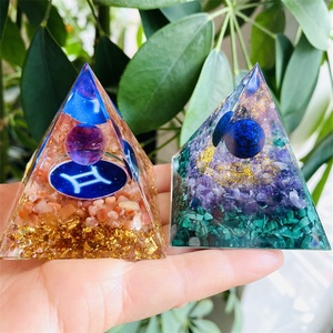 Kim Tự Tháp Orgonite Nhựa Pha Lê Năng Lượng Mới Cho Thiền Định - Product Image 2