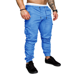 MTR-15 Pantalon de Survêtement Multi-Poches pour Hommes, Style Militaire/Utilitaire, Jogger <span class=keywords><strong>en</strong></span> <span class=keywords><strong>Tissu</strong></span> Tissé Décontracté - Product Image 1