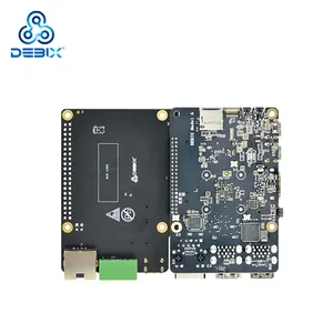 DEBIX RS232 RS485 e CAN Transceiver 1 x RJ45 Gigabit Network PoE I/O kits de placas de desenvolvimento compatíveis com o modelo A/B