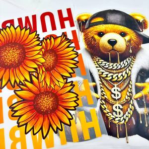 Diseño <span class=keywords><strong>de</strong></span> Logotipo Personalizado para <span class=keywords><strong>Camisetas</strong></span> con Transferencia <span class=keywords><strong>de</strong></span> Calor DTF, Aplicable a Ropa y Productos Textiles, Lavable, Duradero y Elástico - Product Image 3