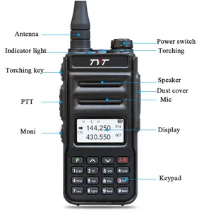 136-174 & 220-260MHz Jalur Ganda Talkie Radio Dual Band 200 Channel Harga Penjual 5W