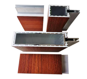 Mur-rideau en verre <span class=keywords><strong>Prix</strong></span> par mètre carré double profilé de mur-rideau en aluminium Système de fenêtre de <span class=keywords><strong>bâtiment</strong></span> de mur-rideau en aluminium - Product Image 3