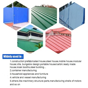 Ppgi ppgl kẽm tráng màu kim loại tấm sóng prepainted thép mạ kẽm màu tấm lợp ngói cho Xây Dựng Nhà - Product Image 5