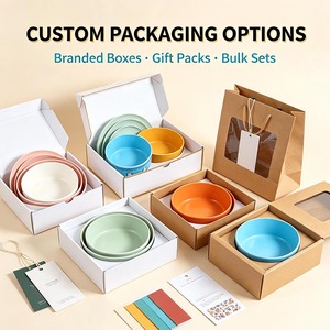 Tazón de Melamina Personalizable de 17 cm con Patrones Impresos – Apto para Alimentos, Apto para Lavavajillas, Libre de BPA para Niños y Uso Comercial - Product Image 3