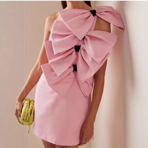 HIPPO KIDS <span class=keywords><strong>Robe</strong></span> <span class=keywords><strong>droite</strong></span> à gros nœuds pour enfants de 8 à 12 ans, <span class=keywords><strong>robe</strong></span> de soirée, <span class=keywords><strong>robe</strong></span> de cérémonie pour adolescentes, robes de fête pour filles - Product Image 5