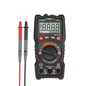 MAYILON Ht113b multimètre numérique 4000 compte 600v 10a avec 40m Ohms True Rms continuité Test de Diode Test de batterie