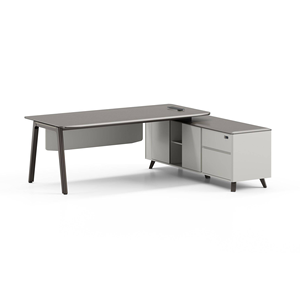 Calidad estable, verde y protección del medio ambiente, estilo minimalista, escritorio de oficina de madera contrachapada, adecuado para el gerente de la Oficina. - Product Image 2