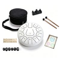 Professional Handmade 440Hz C Major Sound Healing Yoga OEM ODM Factory Wholesale 10Inch 11Notes Steel Tongue Drum